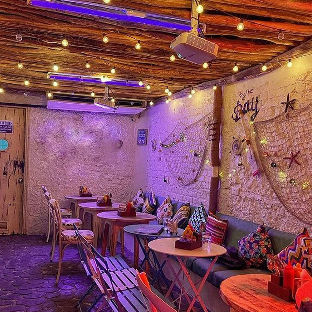 Coast Cafe Hauz Khas stylish romantic cafe in Delhi for couples
