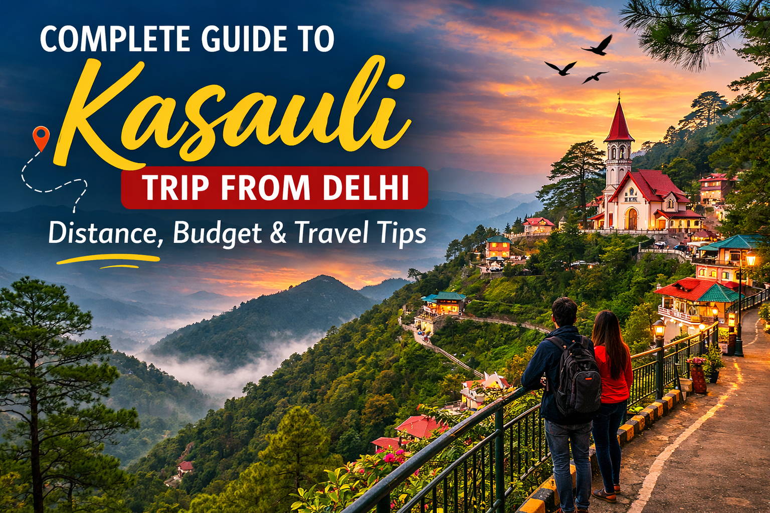 Kasauli hill station travel guide from Delhi Himachal Pradesh